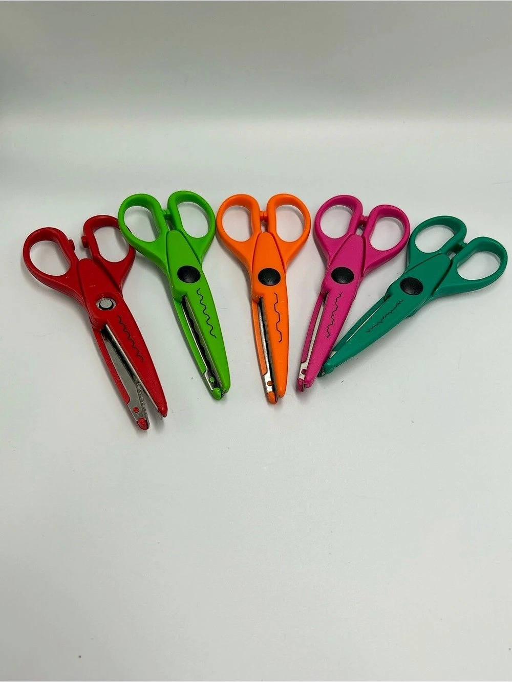 Six-Piece Colorful Craft Scissors Set